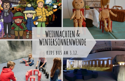 Mit dem Kids Bus auf den Spuren von Weihnachten und Wintersonnenwende