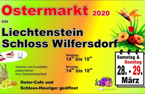 Ostermarkt 2020  im Liechtenstein Schloss Wilfersdorf