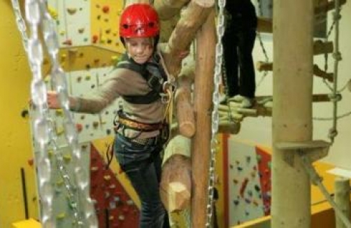 Klettern im City Adventure Center Graz