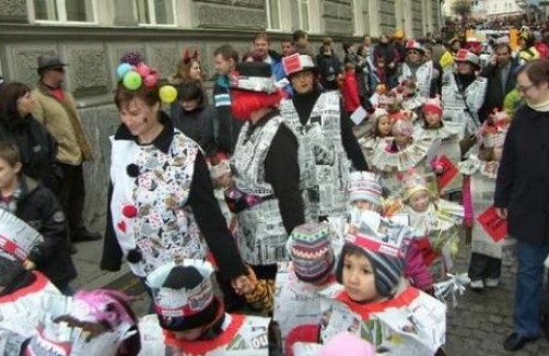 Faschingsumzug und Kinderfasching in Wolfsberg