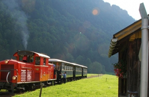 Nikolausfahrt mit dem Wälderbähnle (Bregenzerwaldbahn-Museumsbahn)