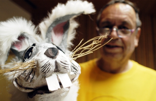 Foto: Unart Produktion - Schneehase Nagobert und Gaul 