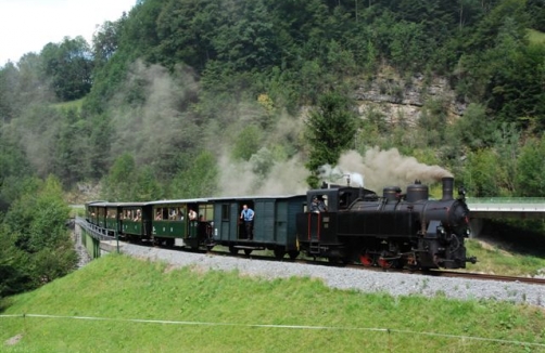 Bregenzerwaldbahn "Wälderbähnle" in Bezau