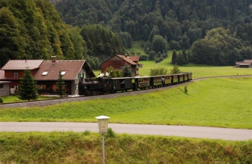 Bregenzerwaldbahn "Wälderbähnle" in Bezau