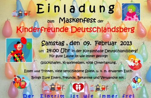 Maskenfest der Kinderfreunde