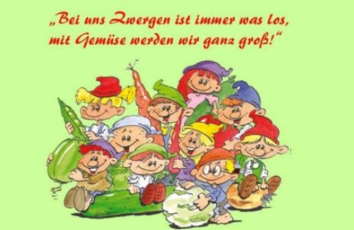 Kindergeburtstag bei den Gemüsezwergen 