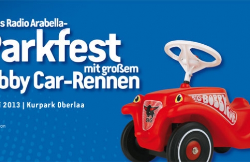 Parkfest mit großem Bobby Car-Rennen
