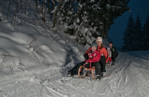 Söll Rodelbahnen Hexenritt und Mondrodelbahn