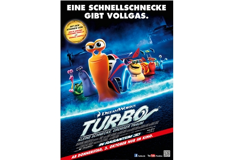 Gewinne Goodies zum Film TURBO – Kleine Schnecke, großer Traum