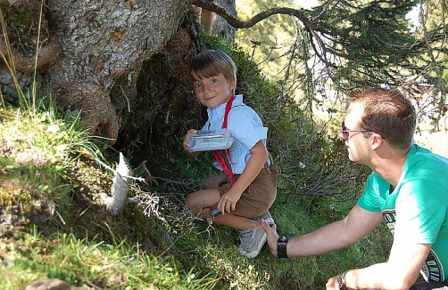 Geocaching am Hahnenkamm