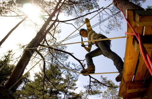 Kindergeburtstag im Kletterpark Waldbad Anif