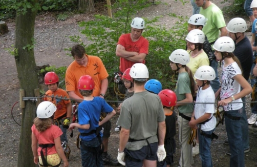 Kindergeburtstag im Kletterpark Rosenburg