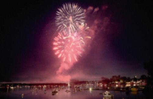 Lichterfest auf der Alten Donau