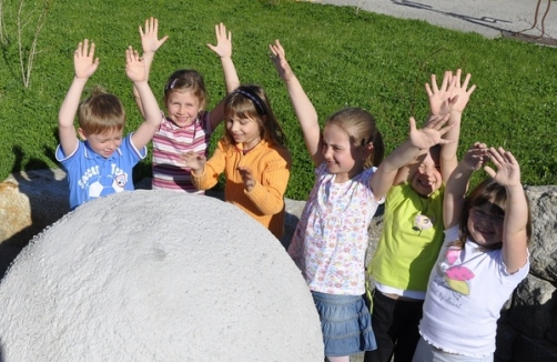 Gartenolympiade für Kinder im Erlebnis Skulpturenpark Schrems