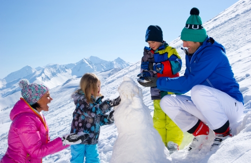 TVB Raurisertal - Schneemann bauen