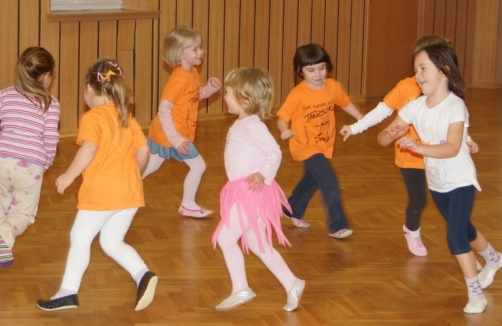 Kindertanzen in der Tanzschule Danek