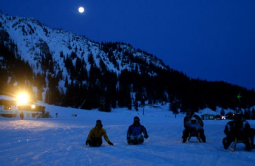 Nachtrodeln Ehrwalder Alm