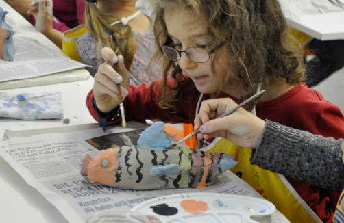 Kinder Keramik Kurs: Fische