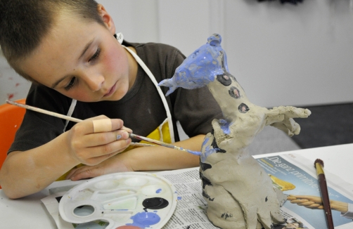 Kinder Keramik Kurs: Außerirdische