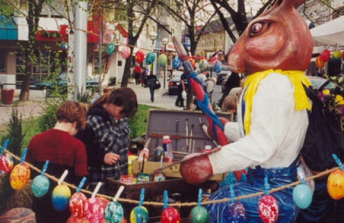 Osterland am Hauptplatz Oberpullendorf