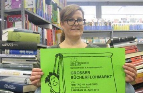 Großer Bücherflohmarkt in Bregenz