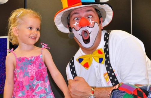 Zauberclown Poppo im Bühl Center Krems