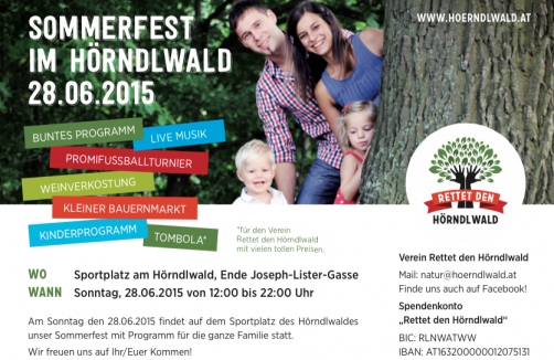 Sommerfest im Hörndlwald