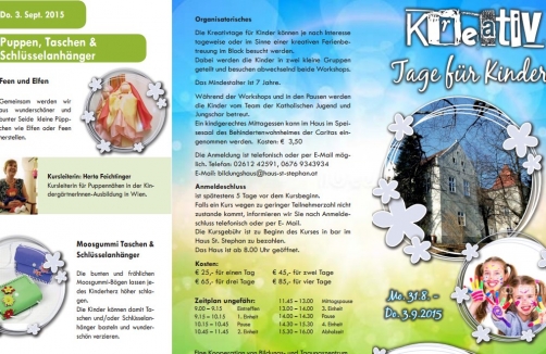 Kreativsommer im Bildungshaus Eisenstadt