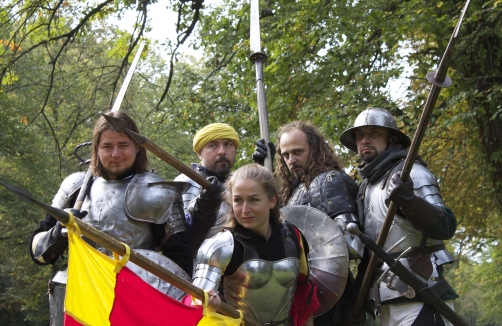 Großes Ritterturnier zu Pferde auf der Burg Clam
