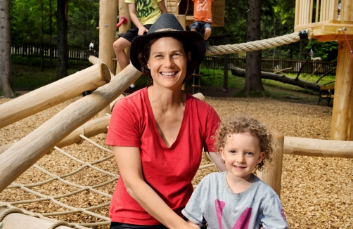 Generationenwald Rast- und Spielplatz im Naturpark Hohe Wand