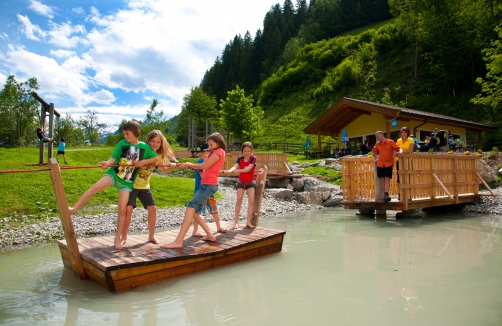 Wasserspielplatz Summererpark in Rauris