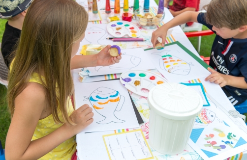 Kunterbunter Kindergeburtstag inklusive Basteln & Kinderschminken