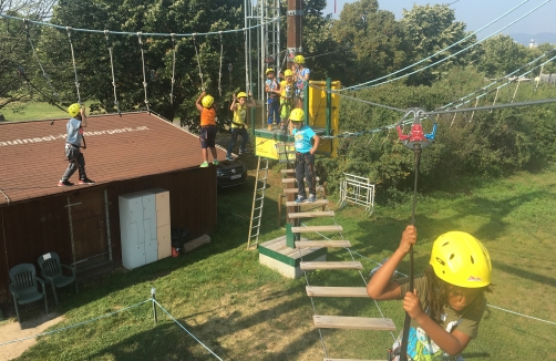 Kindergeburtstag im Donauinsel Kletterpark 