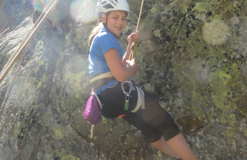 Kinder- und Jugenderlebnisklettercamp auf der Erfurter Hütte im Rofan Achensee