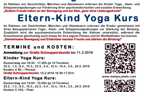 Kinderyoga Schnupperstunde 1210 Wien