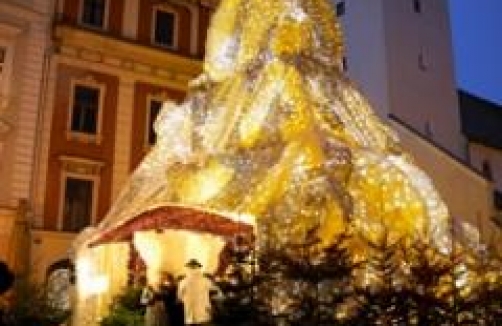 Bergweihnacht am Welser Stadtplatz