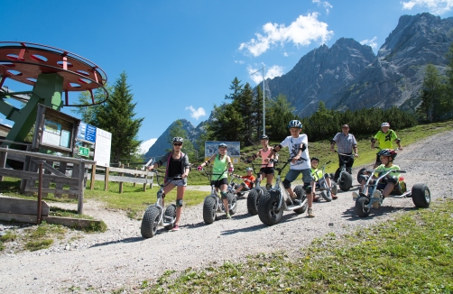 Monsterroller und Mountaincarts in Biberwier