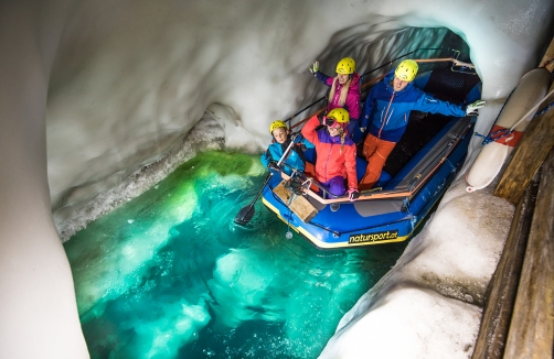 Natur Eis Palast im Hintertuxer Gletscher