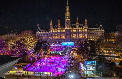 Wiener Eistraum vor dem Wiener Rathaus