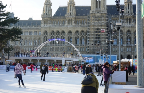 Wiener Eistraum vor dem Wiener Rathaus