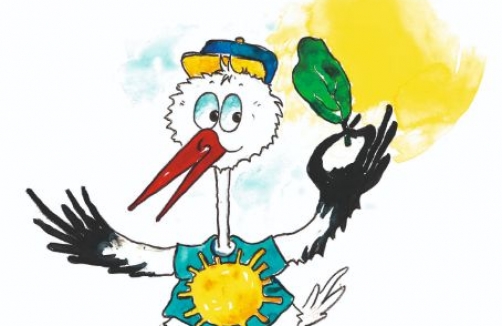 Kinderwerkstatt mit Ottokar Storch beim Ostermarkt