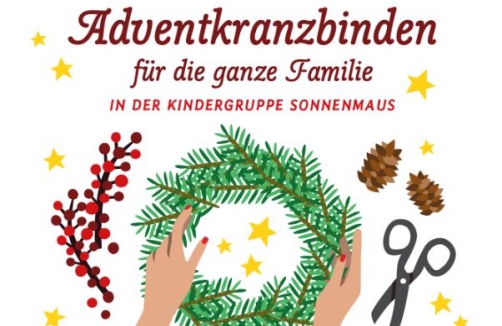 Adventkranzbinden für die ganze Familie