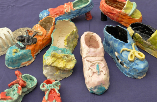 Kinder Keramik Kurs „Schuhe“