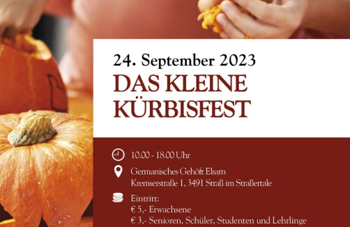 Das kleine Kürbisfest im Germanischen Gehöft Elsarn 