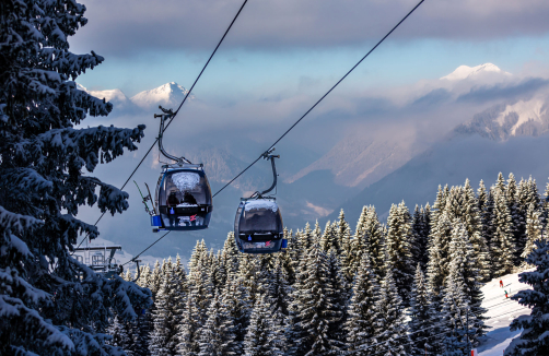 Skigebiet in Ehrwald