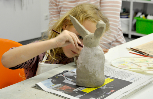 Kinder Keramik Kurs „Ostereier und Hasen“