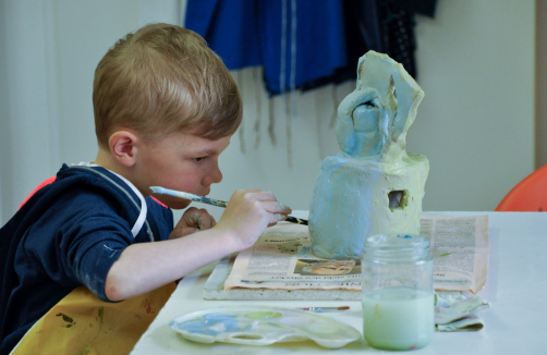 Kinder Keramik Kurs „Ich bau mir ein Haus“