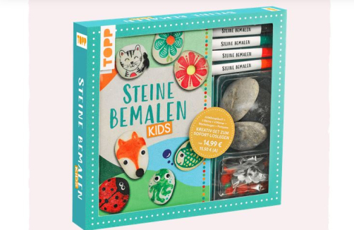 Gewinnspiel: Kreativ-Set: Steine bemalen Kids von TOPP