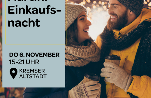Martini Einkaufsnacht in der Kremser Altstadt 2025