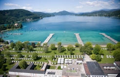 ©Strandbad Klagenfurt - Das Strandbad aus der Vogelperspektive